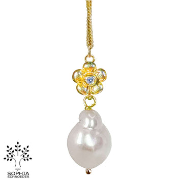 Lovechild basic Earring with dangling Freshwater  Baroque  Pearl