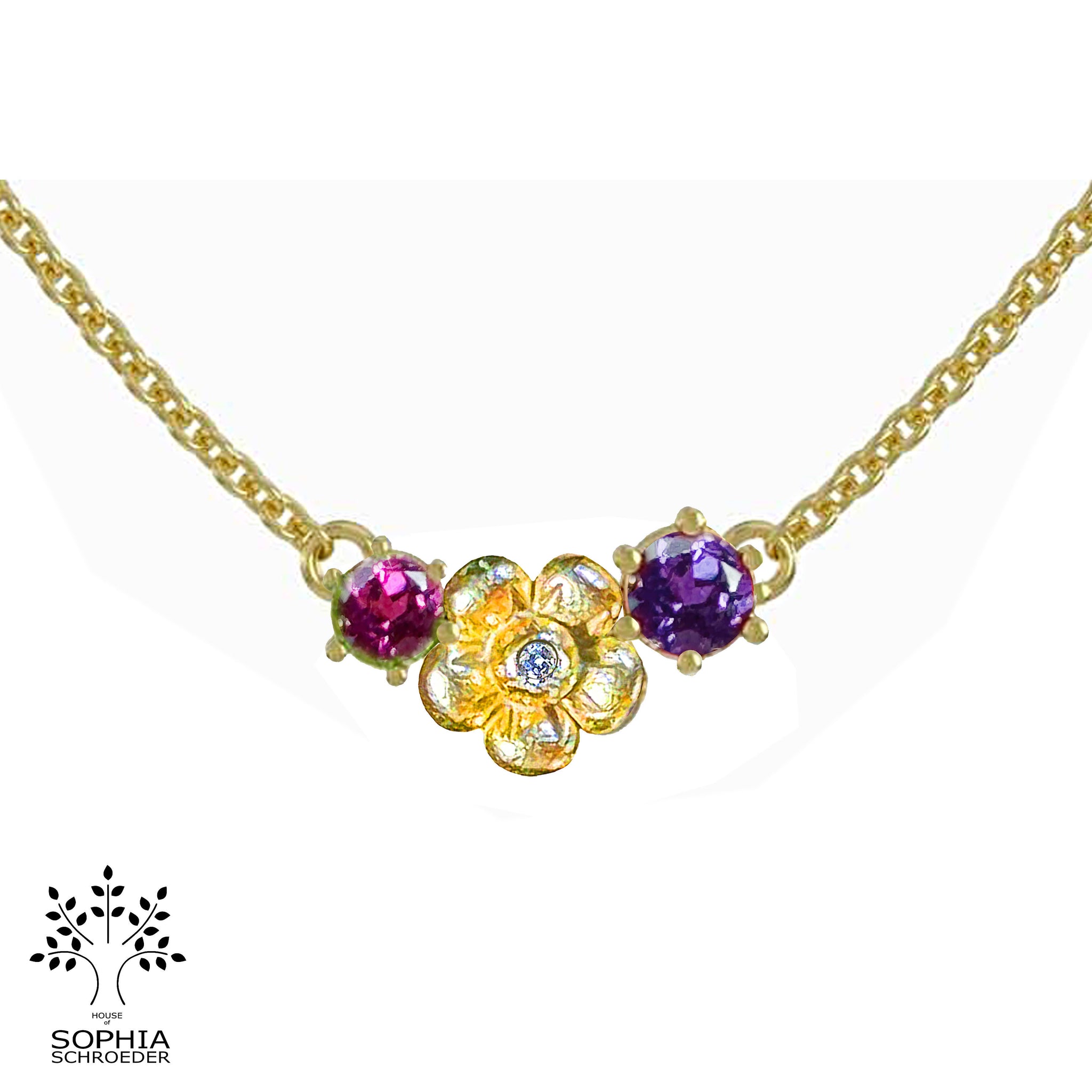 Lovechild Cluster Necklace
