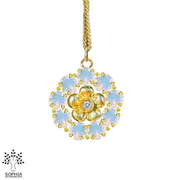 Lovechild Halo pendant with Precious Stones