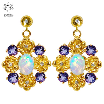 LoveChild Nostalgia Combined with Diamond Dew Ear Studs