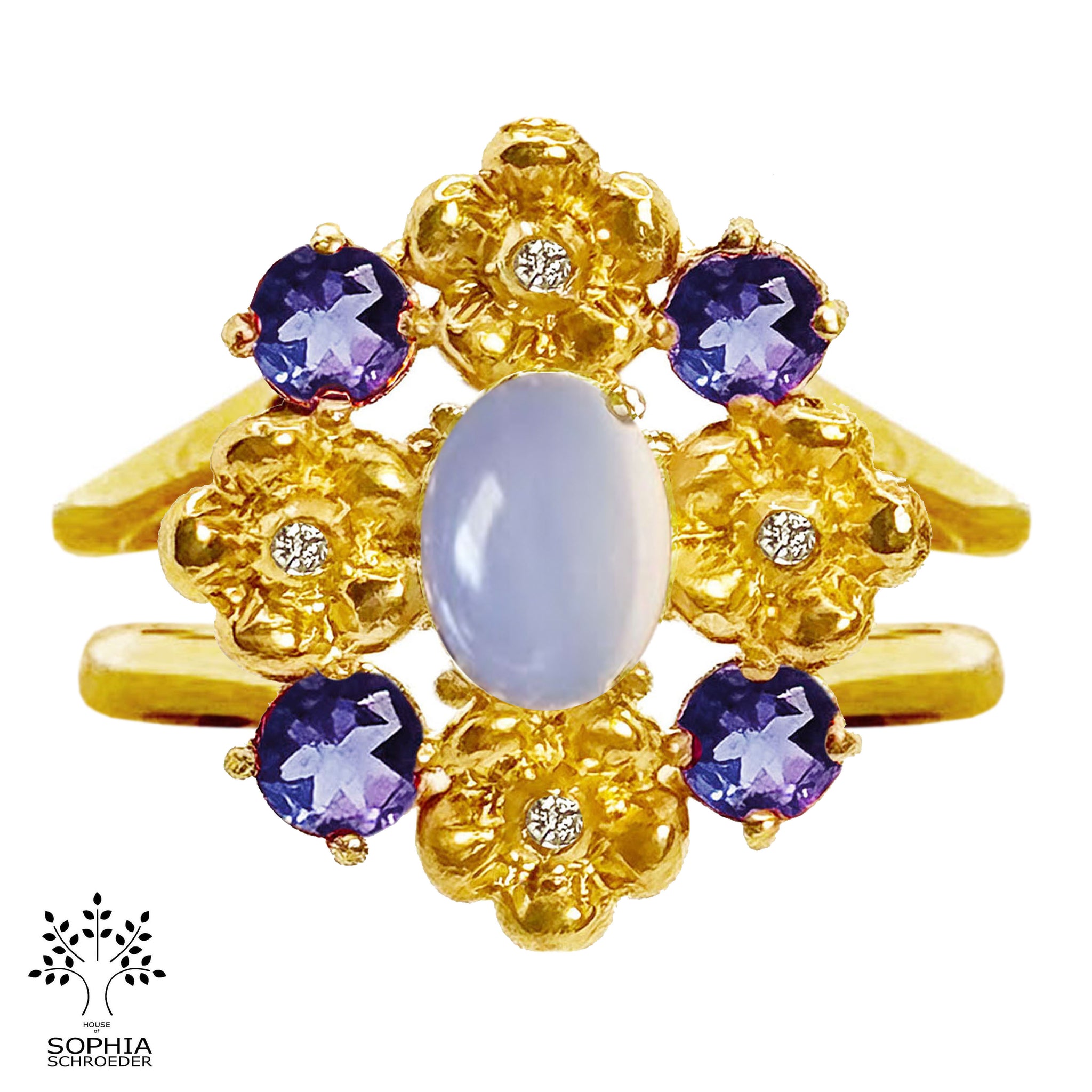 Love Child Nostalgia Statement Ring