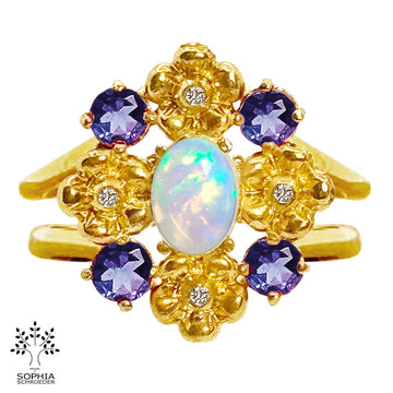 Love Child Nostalgia Statement Ring