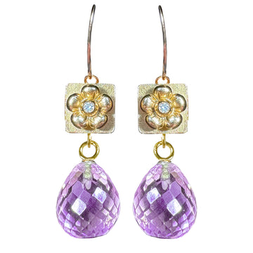 Lovechild Treasure with dangling Microfacet Precious Stone