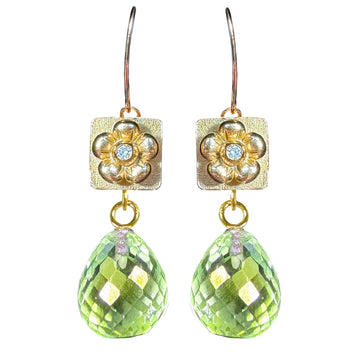 Lovechild Treasure with dangling Microfacet Precious Stone
