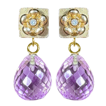 Lovechild Ear Stud Treasure with dangling Stone