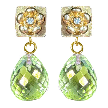 Lovechild Ear Stud Treasure with dangling Stone