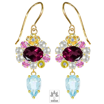 Lovechild Bonbon earrings with dangling spear